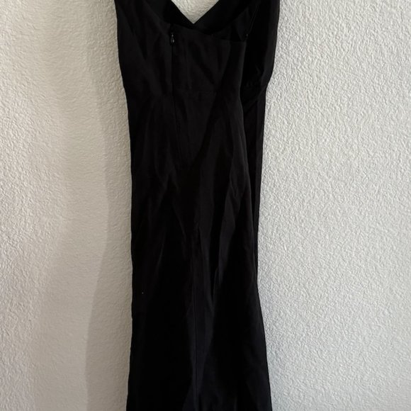 NWT Madewell Layton midi slip dress true black - Picture 9 of 11